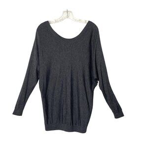 Vince Gray Scoop Neck/V-Neck Lightweight Sweater Women's XS Rayon Cashmere Blend